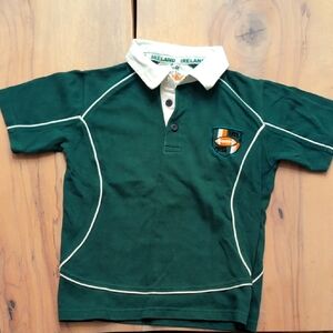 Green Kids IRELAND Rugby Shirt 7-8 Y